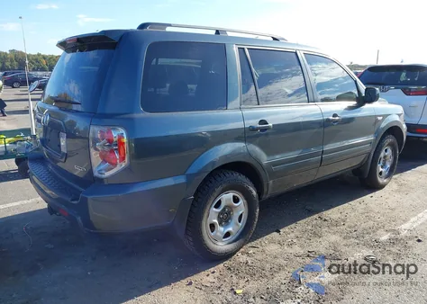 2006 Honda Pilot Ex-L from USA, damaged, VIN 5FNYF18526B021420
